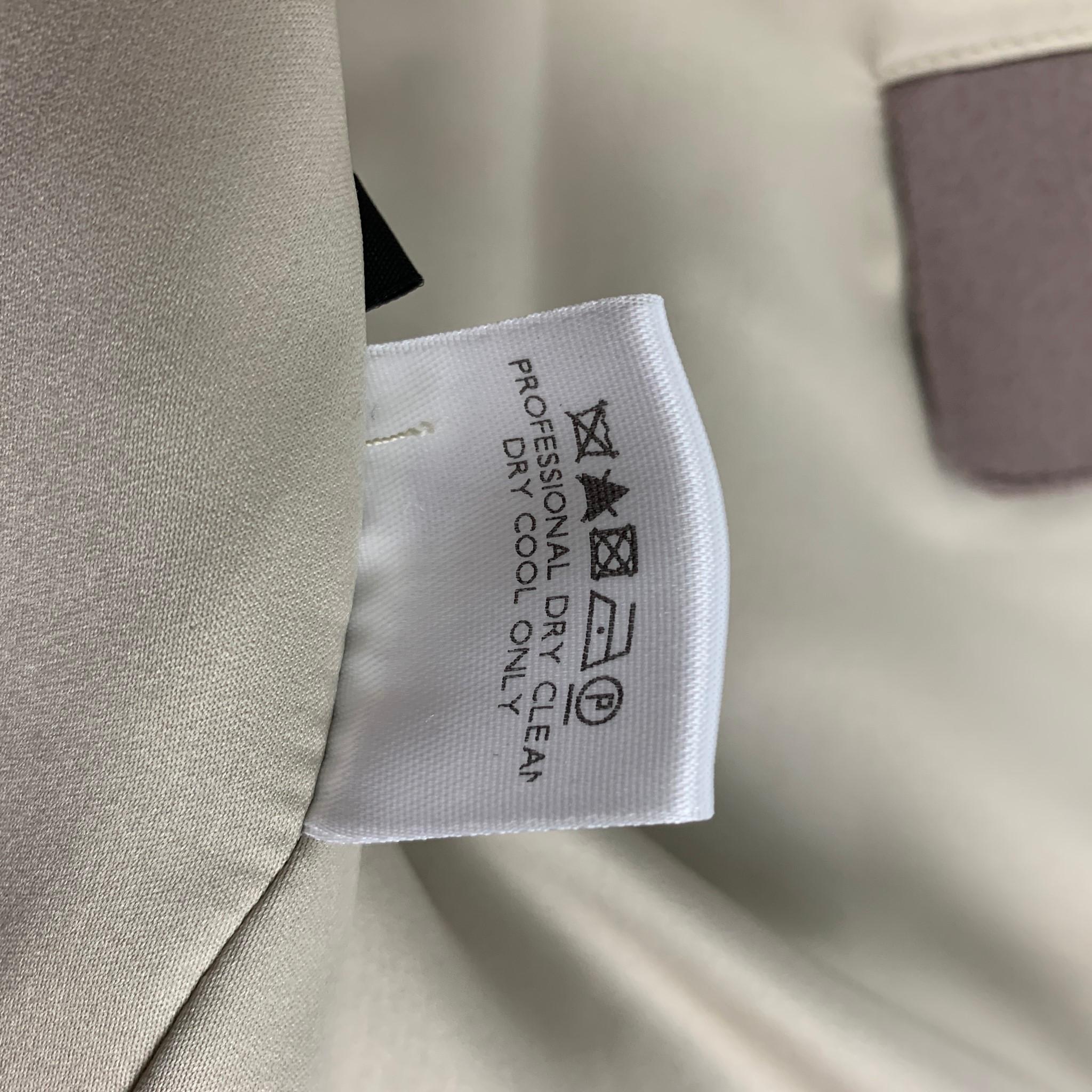 Men's LORO PIANA Size L Taupe Cashmere Hidden Placket Strom System Jacket