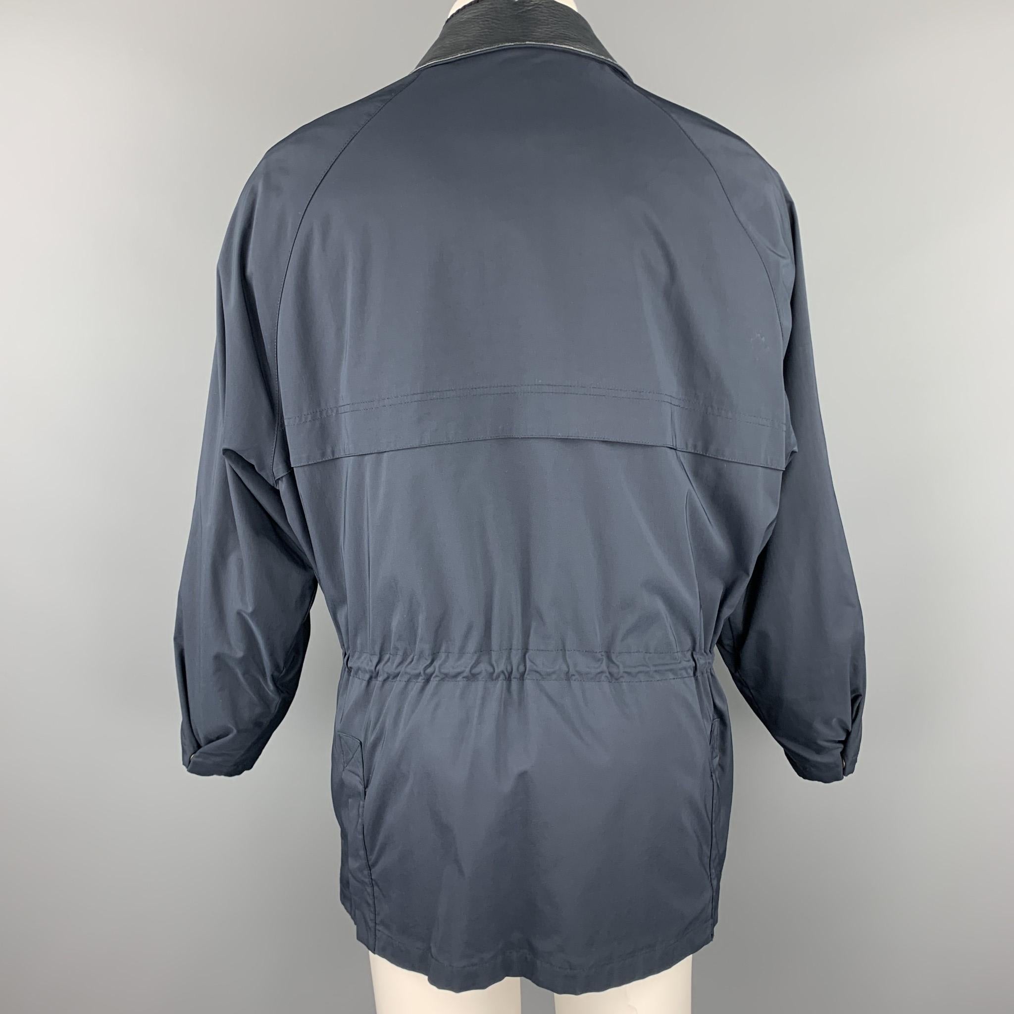 loro piana leather horsey jacket