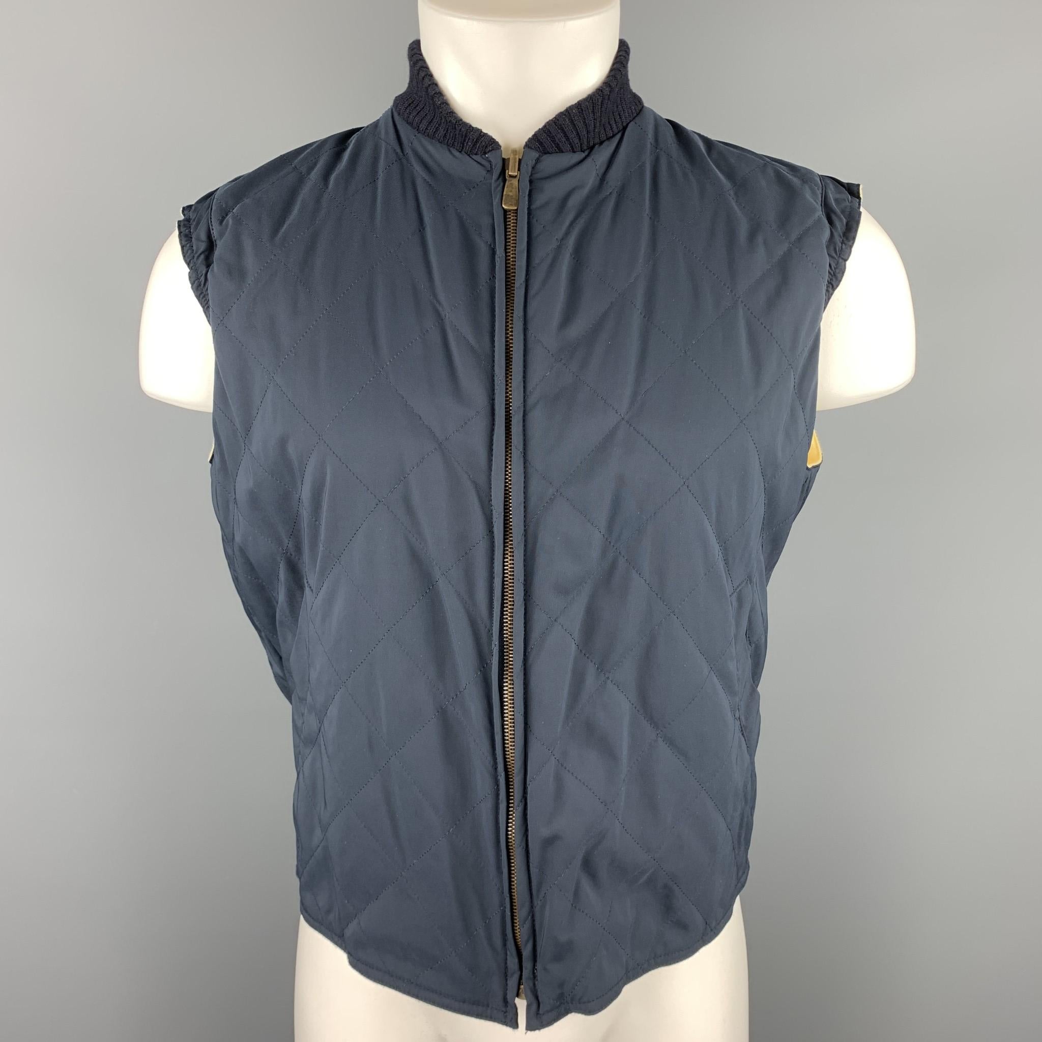 Gray LORO PIANA Size M Navy Detachable Layer 1992 Olympics 