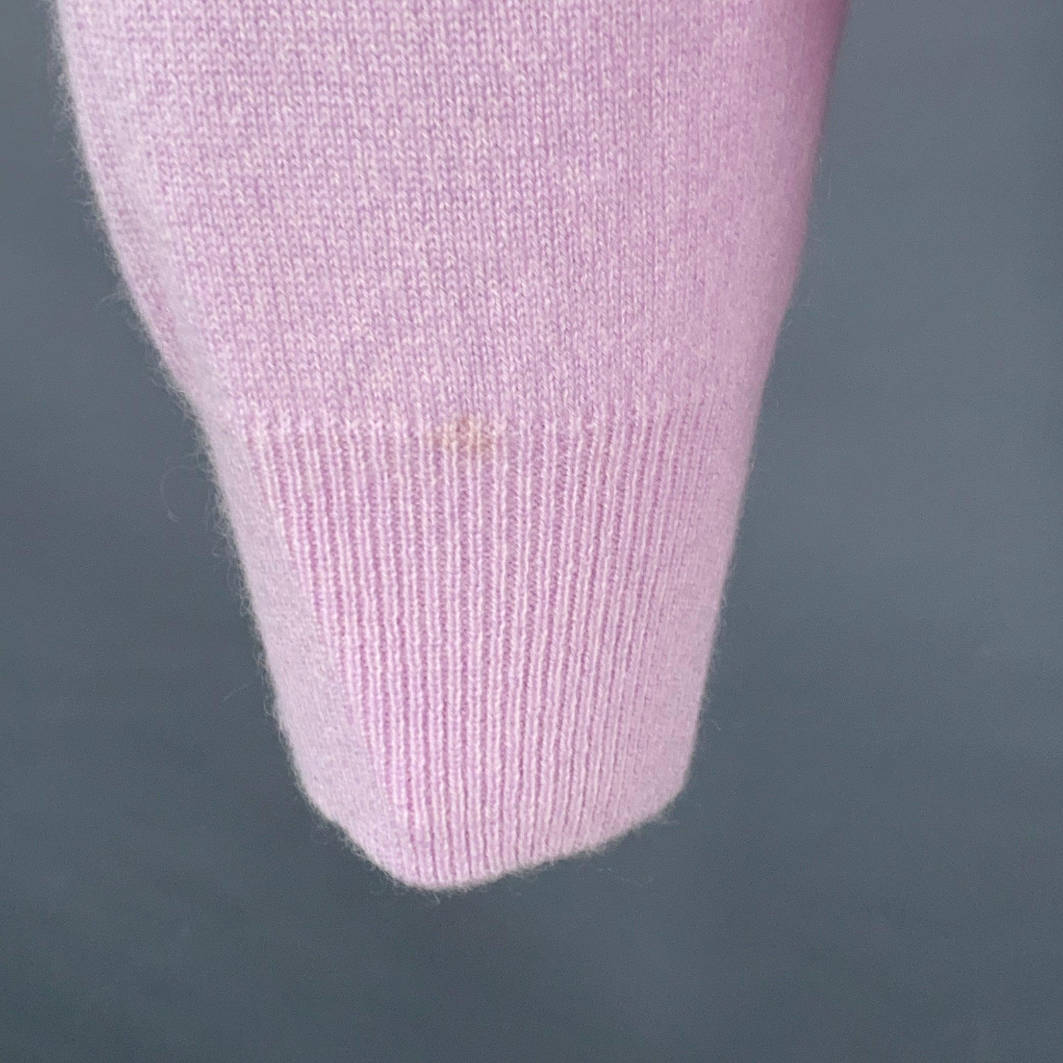 LORO PIANA Größe M Lila Lavendel Kaschmir Pullover mit Rundhalsausschnitt im Zustand „Gut“ im Angebot in San Francisco, CA