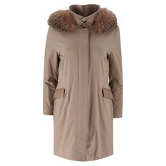 Loro Piana Storm System Fox Fur Trimmed Hooded Parka