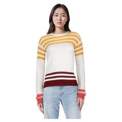 Pull à manches longues en tricot rayé de Loro Piana Taille XS