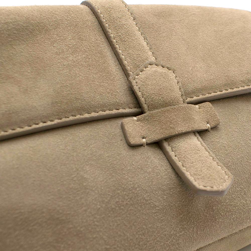 Women's Loro Piana Suede Clutch Bag 19cm