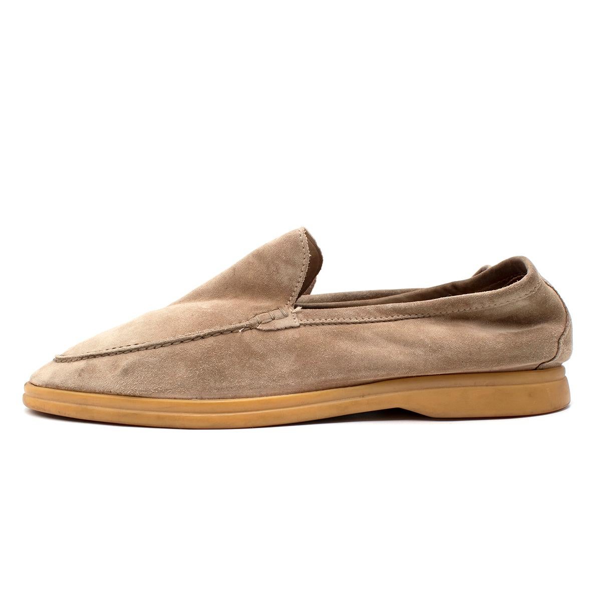 loro piana sandstone loafer