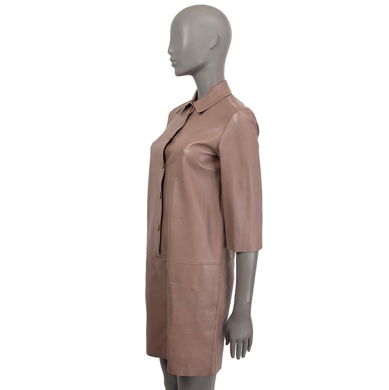 LORO PIANA 26S LONG SLEEVE SHIRT DRESS 812