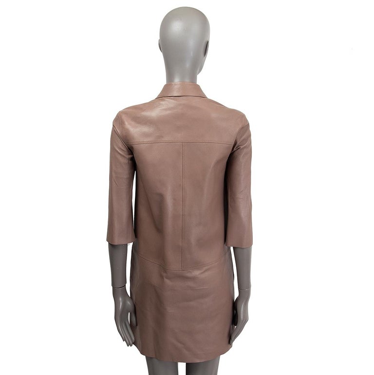 LORO PIANA 26S LONG SLEEVE SHIRT DRESS 810