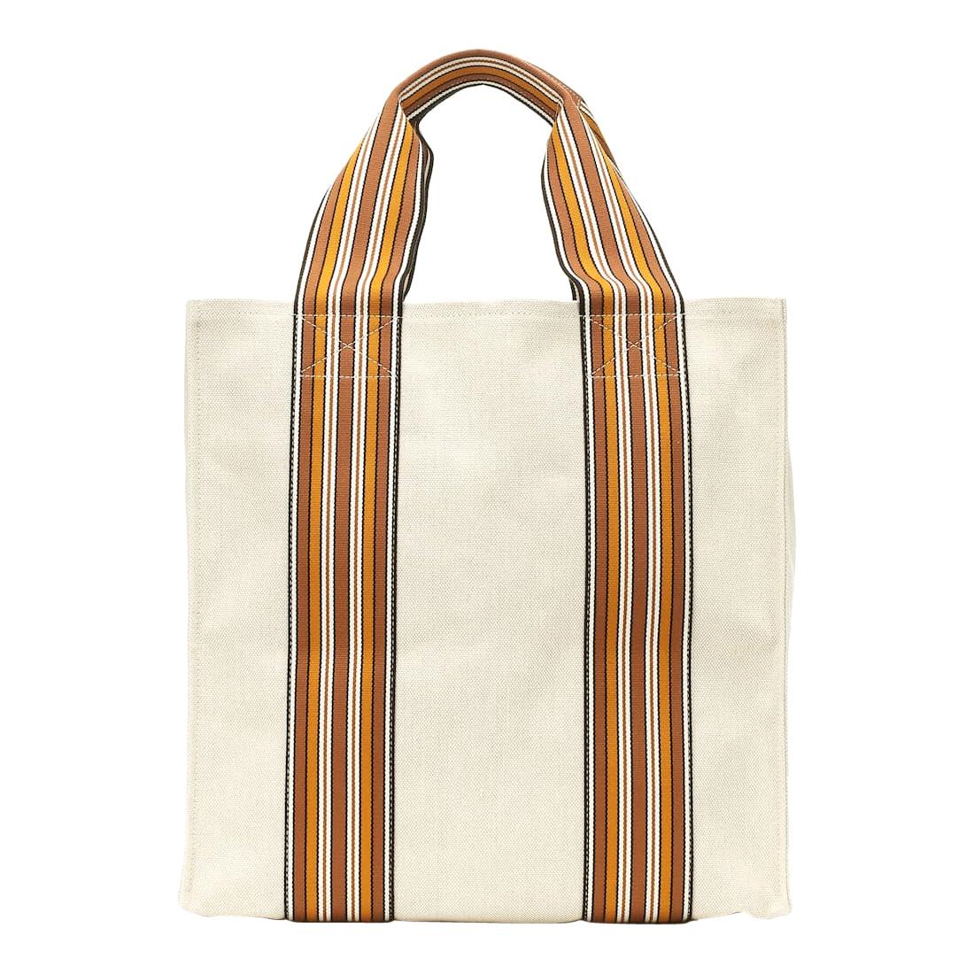 Loro Piana The Suitcase Stripe Cube M Tote Bag - New Season