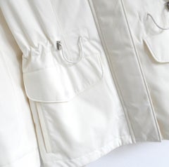 Loro Piana Traveller Kabel Kaschmir Innenanorak Safari Jacke