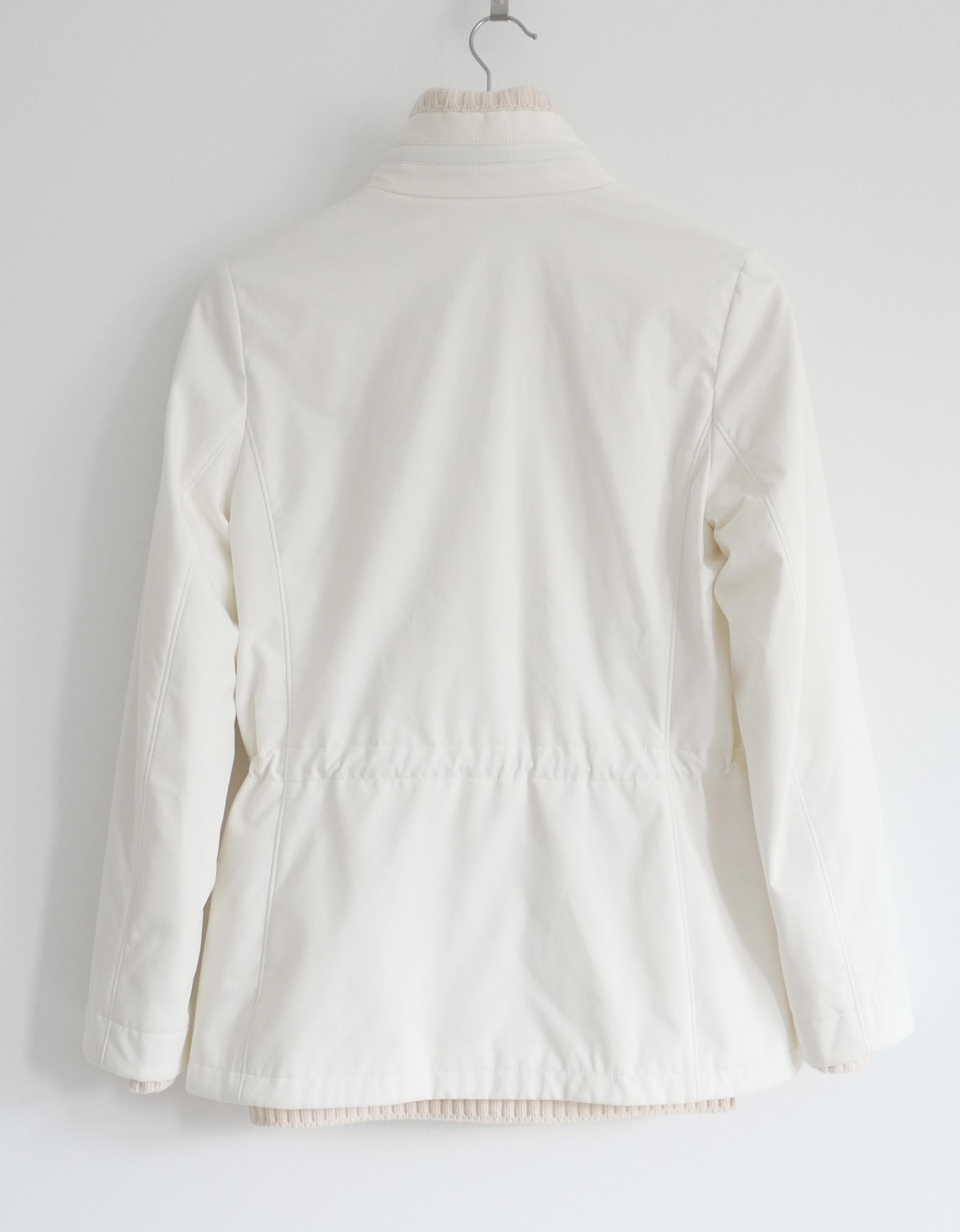 Loro Piana Traveller Veste Safari Anorak intérieur en cachemire câblé en vente 3