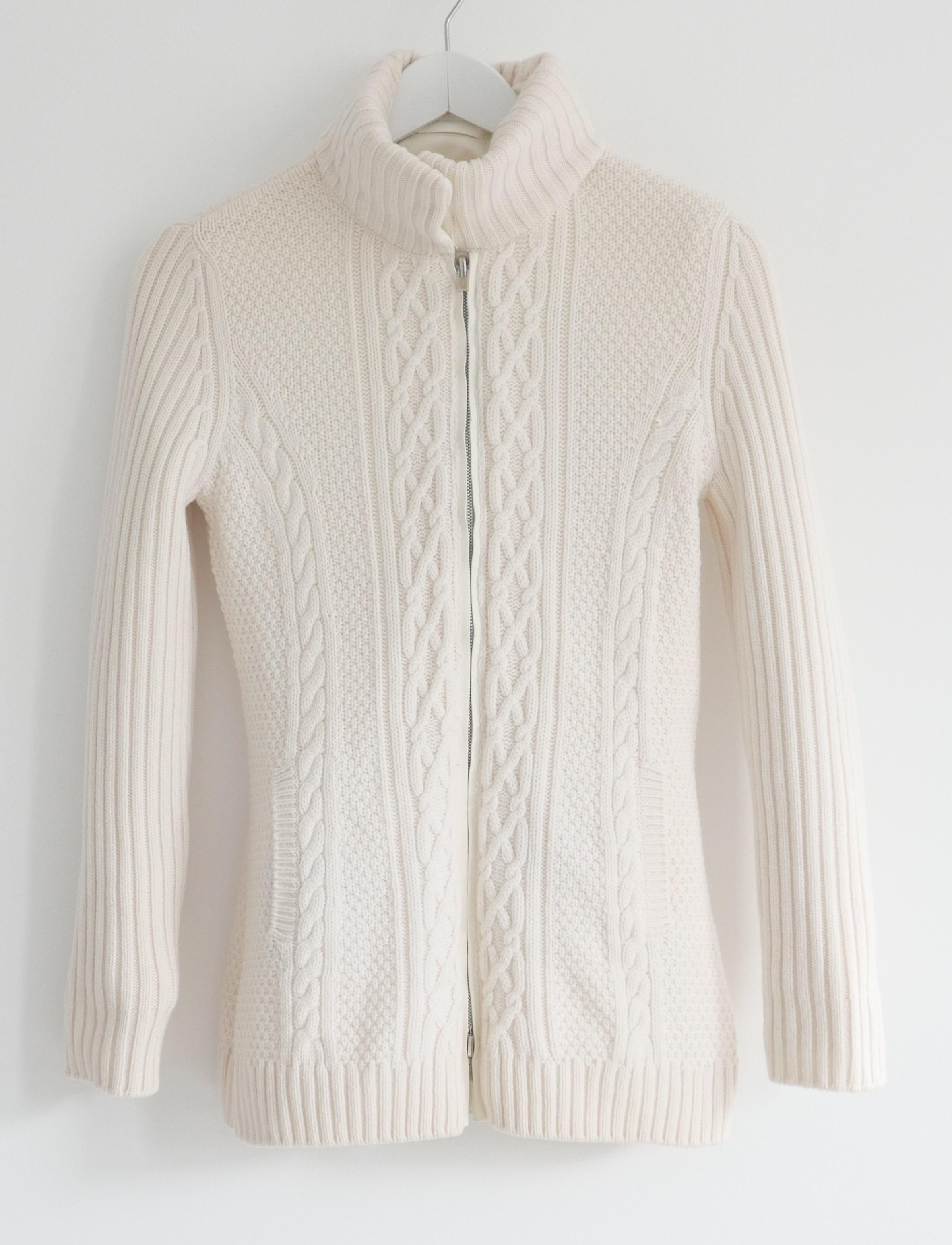 Loro Piana Traveller Veste Safari Anorak intérieur en cachemire câblé en vente 4