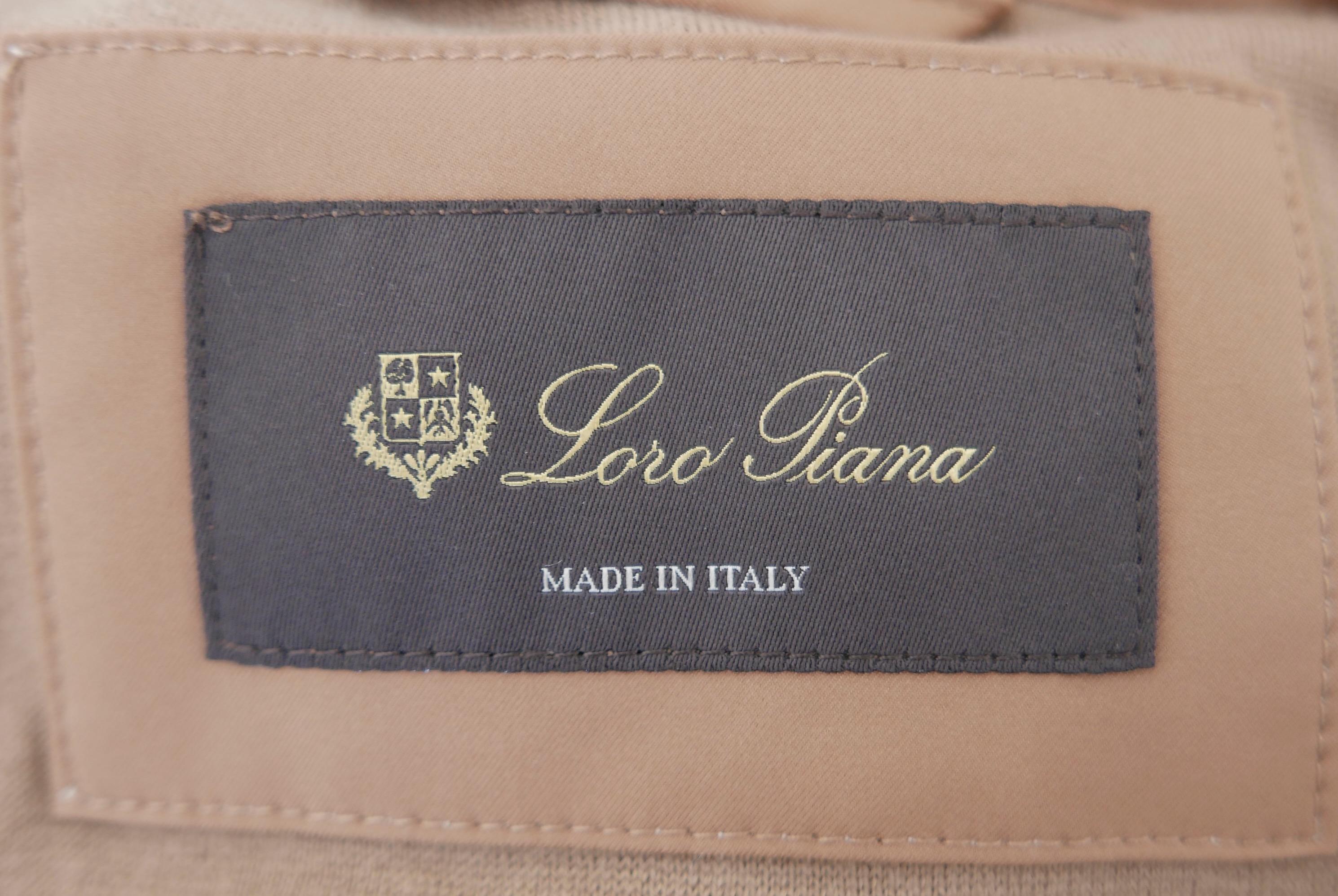 Loro Piana Traveller Cashmere Lined Anorak Safari Jacket For Sale 5