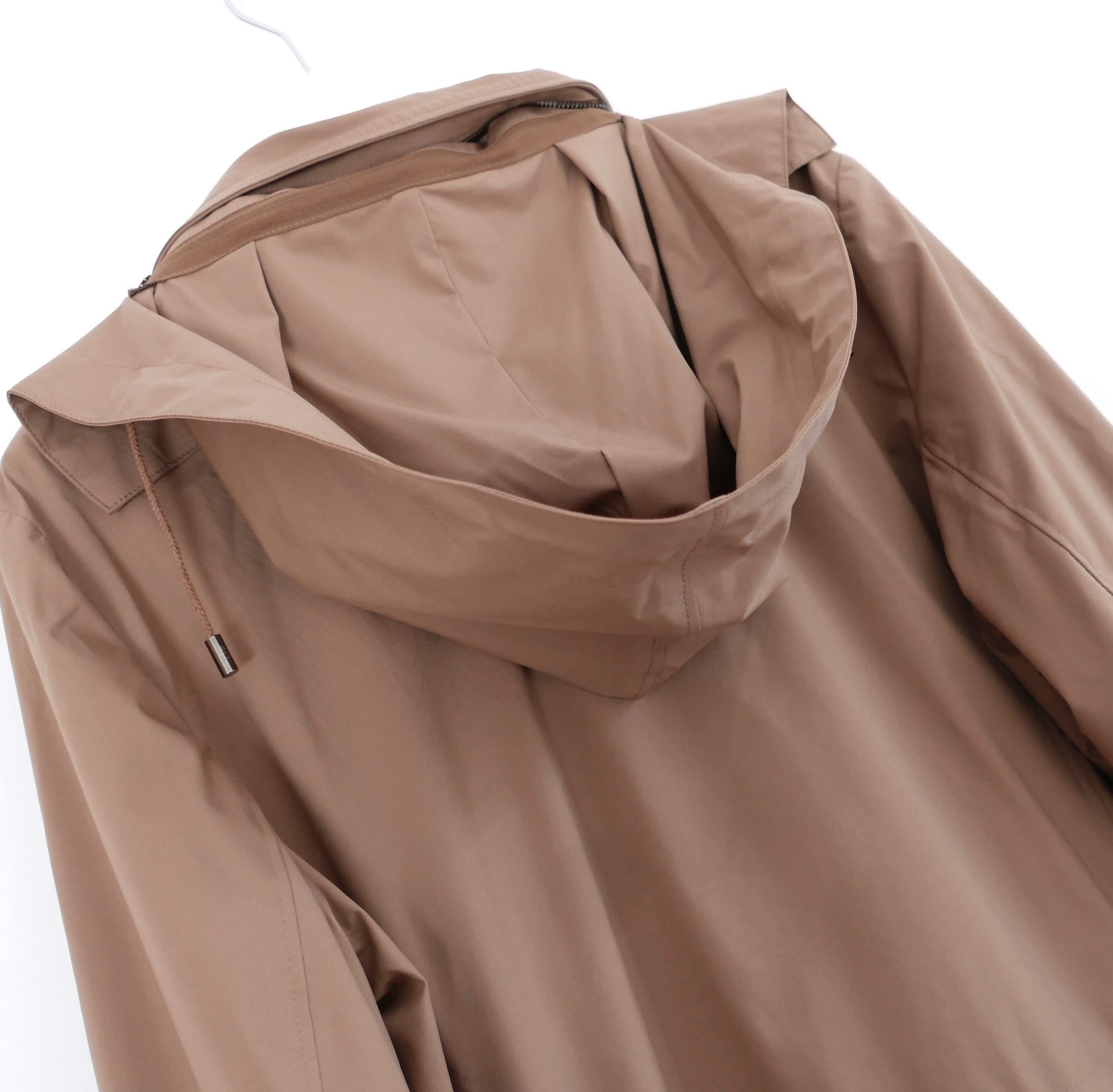 Loro Piana Traveller Cashmere Lined Anorak Safari Jacket For Sale 1