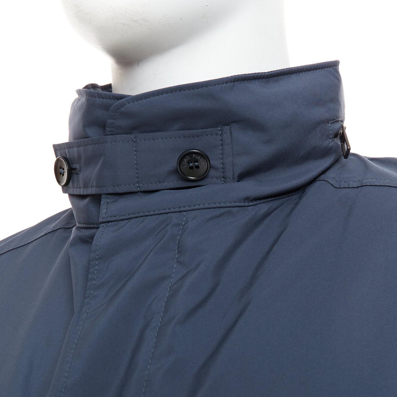 LORO PIANA Traveller navy windtech light 100% Kaschmir gefütterter Mantel IT58 4XL
Referenz: TGAS/F00033
Marke: Loro Piana
Modell: Traveller
MATERIAL: Polyester
Farbe: Marineblau
Muster: Solide
Verschluss: Reißverschluss
Innenfutter: Navy