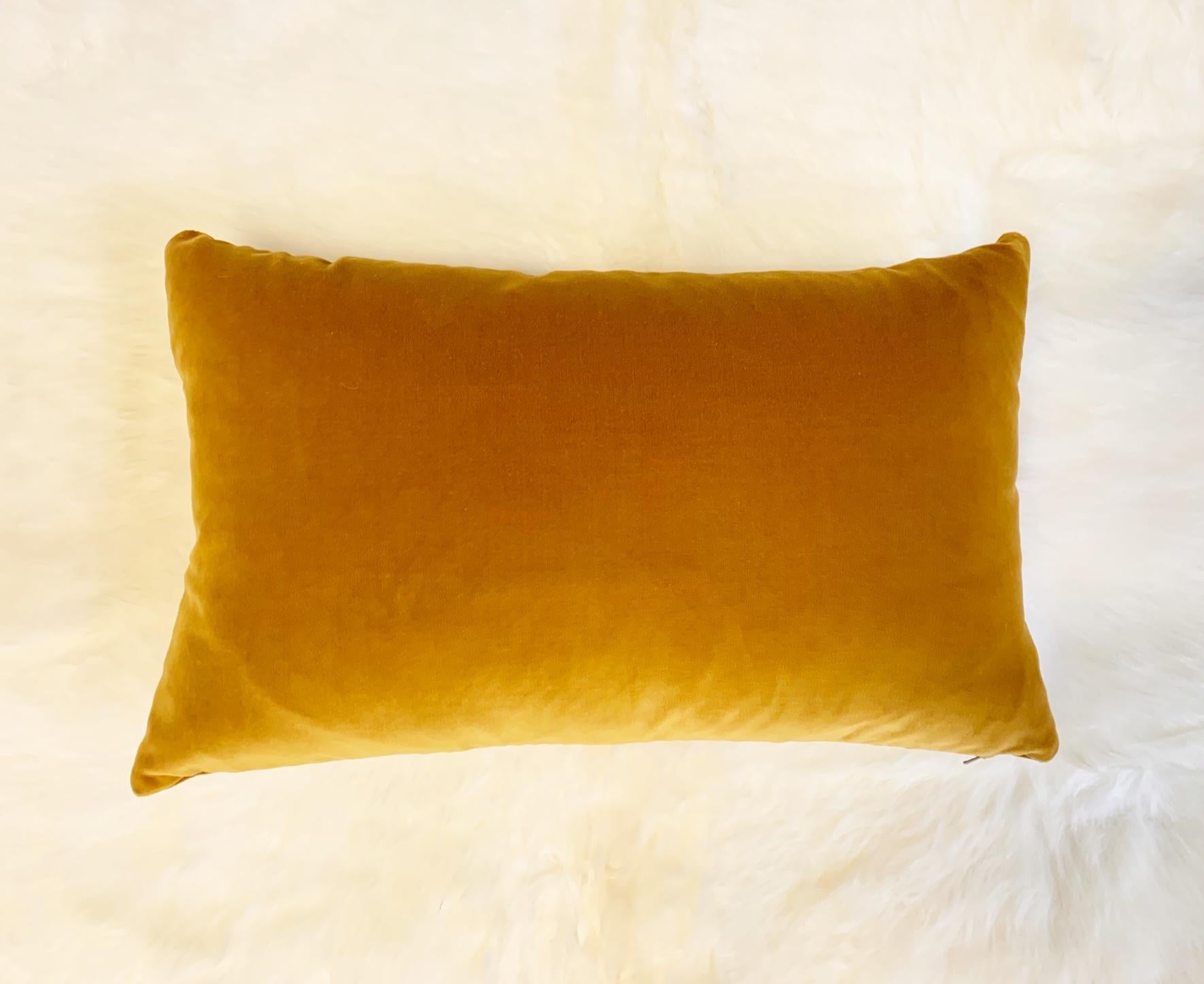 Loro Piana Velvet Pillow In New Condition In SAINT LOUIS, MO
