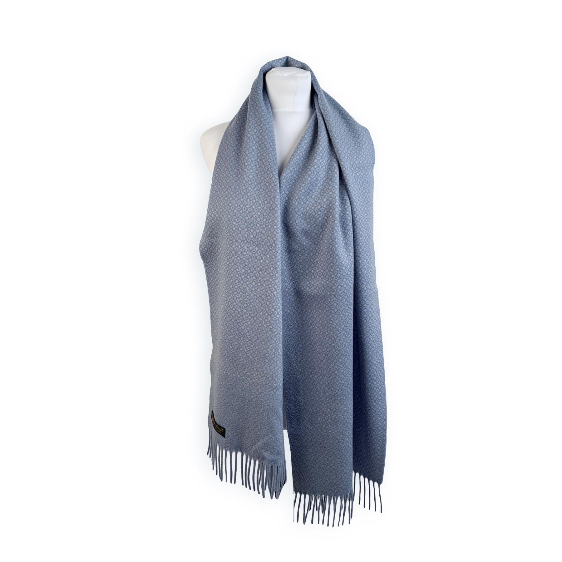 blue cashmere scarves