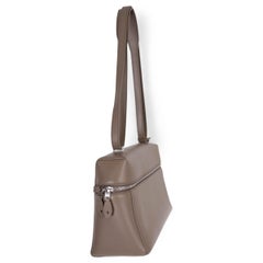 LORO PIANA Warm Mastic taupe leather EXTRA BAG L27 Shoulder Bag