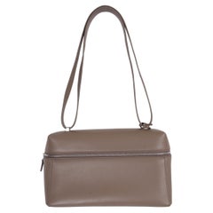 LORO PIANA Warm Mastic taupe leather EXTRA BAG L27 Shoulder Bag