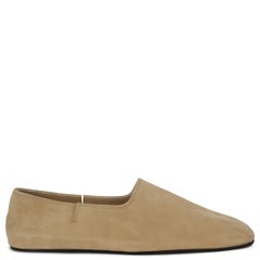LORO PIANA Wet Sand beige suede 2023 GRAVINA Loafers Shoes 38