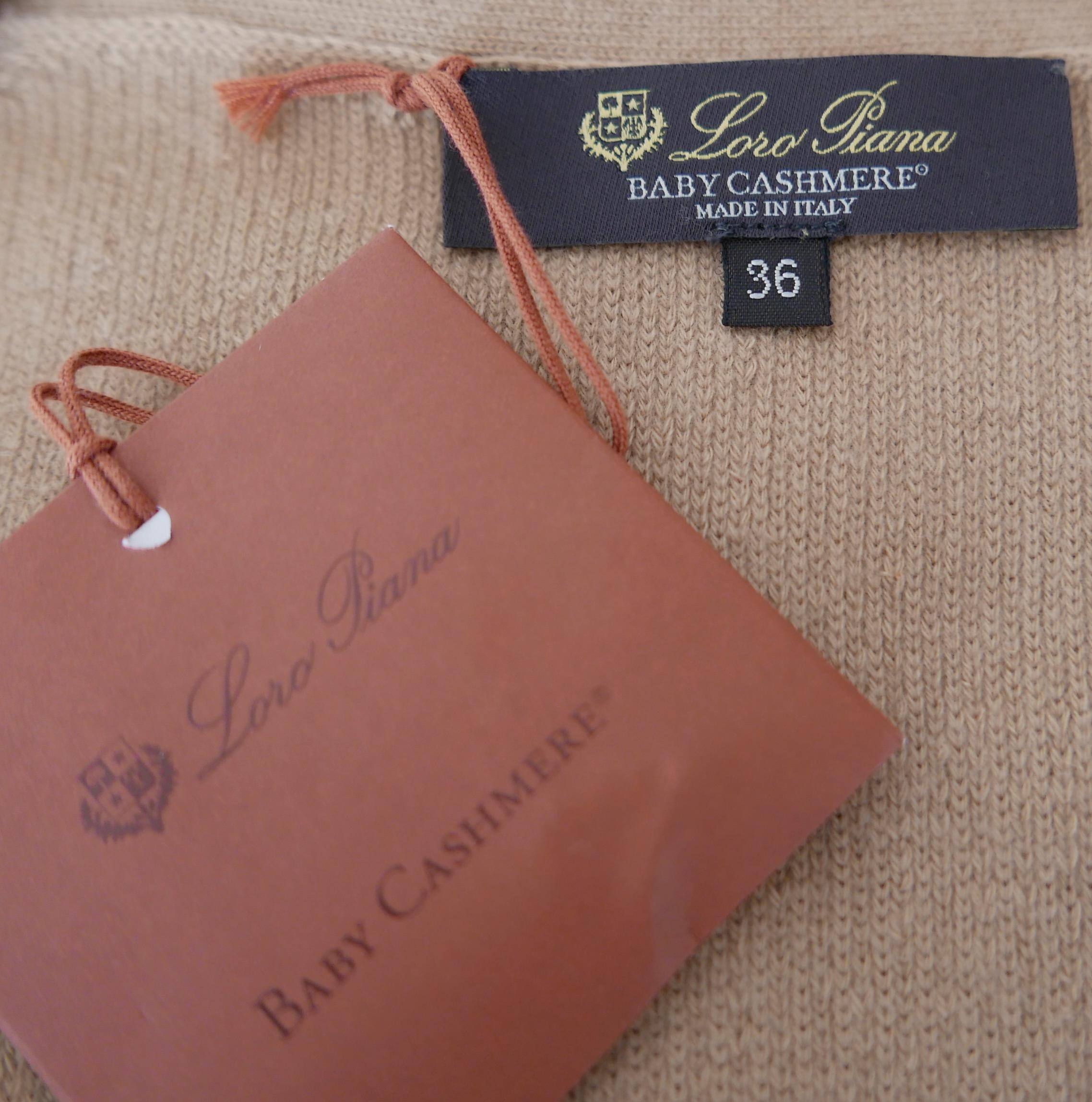 Loro Piana Wetherlam baby cashmere cardigan For Sale 1