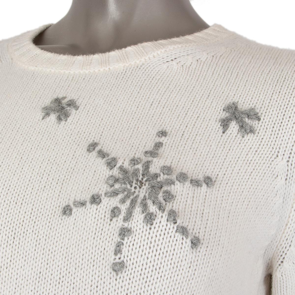 cashmere snowflake sweater