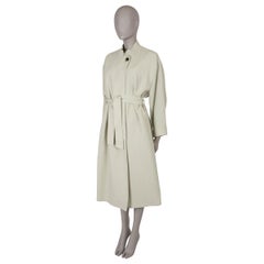 LORO PIANA Wild Sage linen 2024 EDVIN BELTED Coat Jacket 38 XS