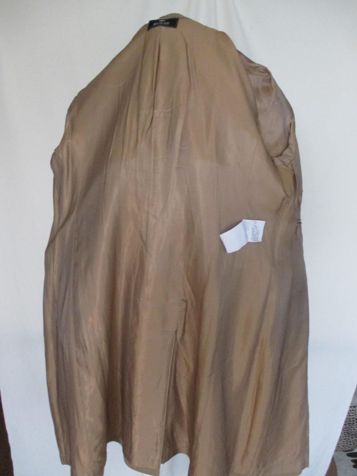 Loro Piana Wool Classic Camel Coat For Sale 1