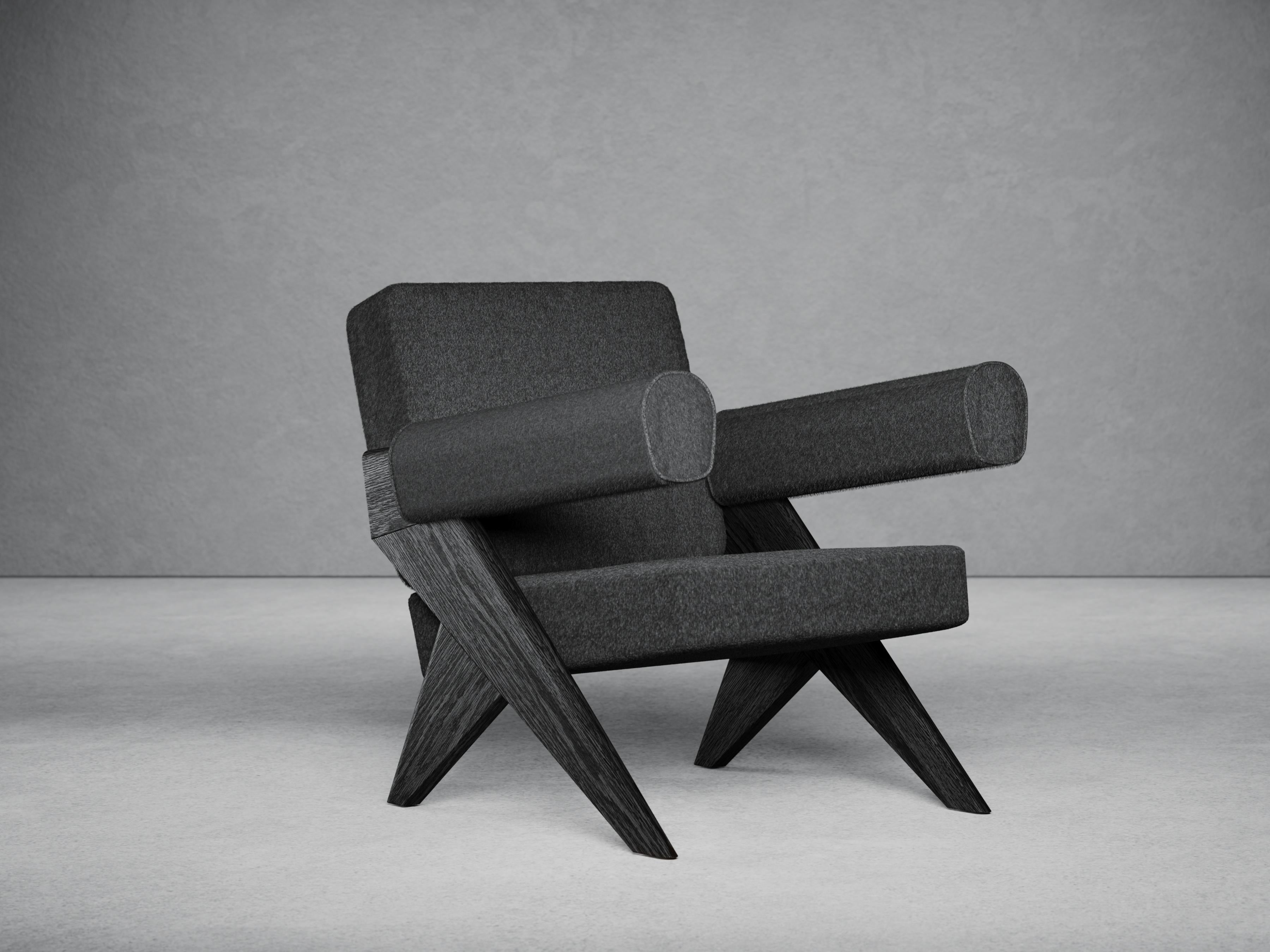 Loro Piana Wool Souvenir Armchair by Gio Pagani In New Condition For Sale In Geneve, CH