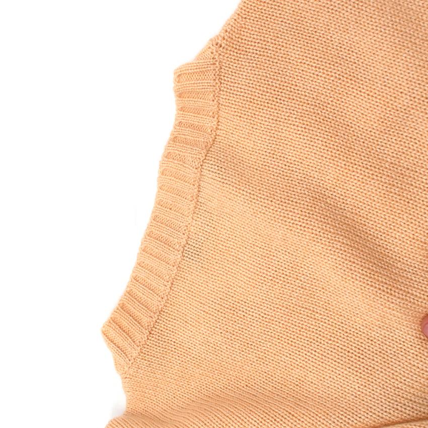 Loro Piana Yellow Silk & Cashmere Knit Sweater - Size US 6  6