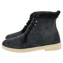 Loro Piana - Ylvi Walk - Bottines à lacets doublées de fourrure Loro Piana - Ylvi Walk - Bottines à lacets doublées de fourrure