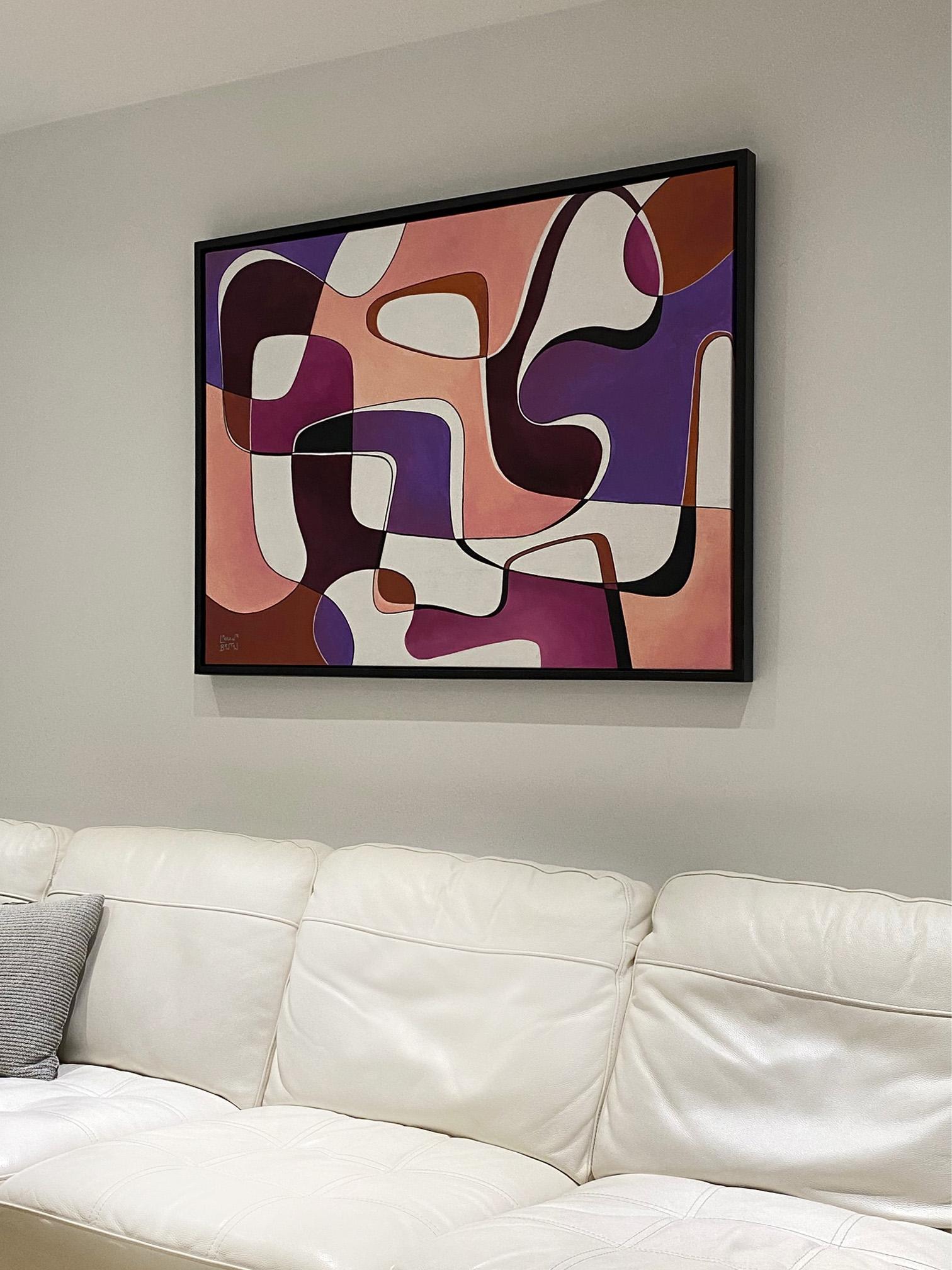 Stepping Within. Contemporary Abstract Painting For Sale 1