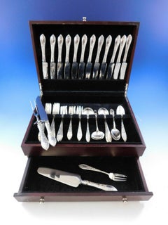 Lorraine by Schofield Sterling Silver Flatware for 8 Set Service 44 pieces