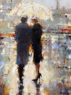 I Think We Should by Lorraine Christie Impressionist Figurative Painting