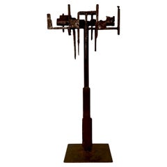 Lorraine Crawford, scultura brutalista in ferro di Berkeley California, 1960 ca.