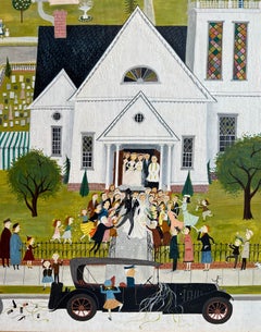 Wedding Day - Norman Rockwell Americana - Female Illustrator