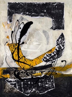 'L'anno della tigre' di Lorraine Lawson - Astratto a tecnica mista in bianco e nero