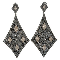 Lorraine Schwartz Multicolored Diamond Convertible Earrings