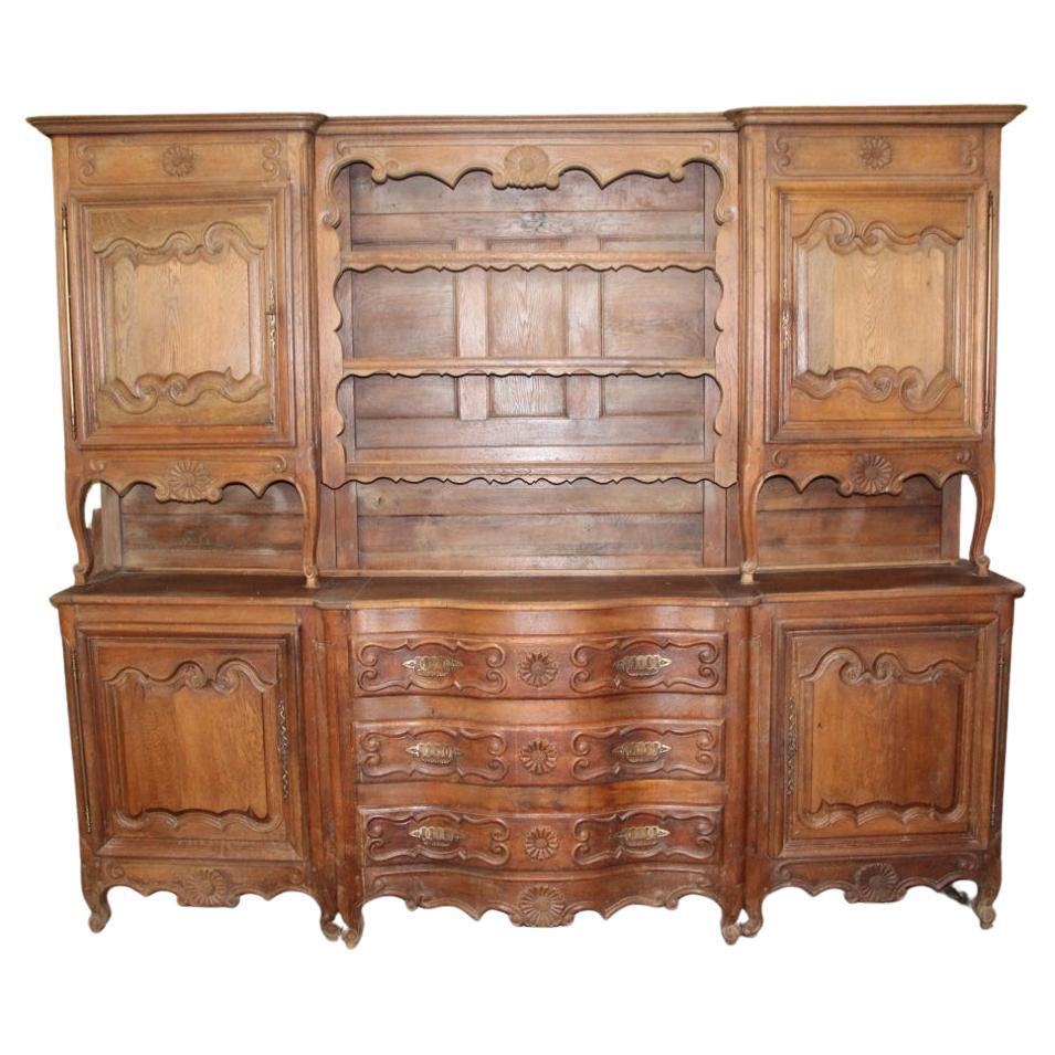 Buffet et commode à deux corps Lorrain