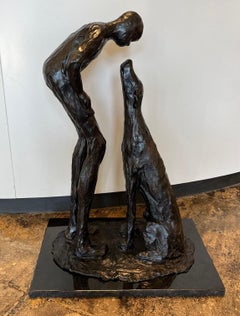 Sculture figurative in metallo