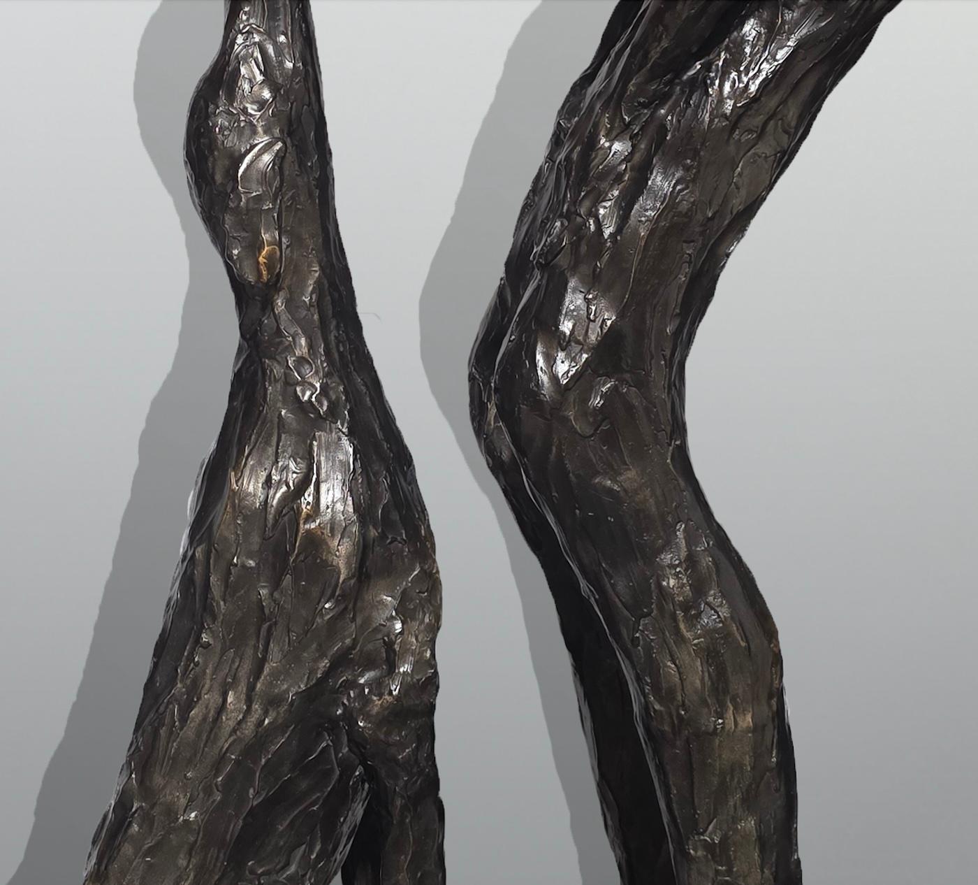 5' Who Rescued Who ed/19 - Contemporary Sculpture by Lorri Acott