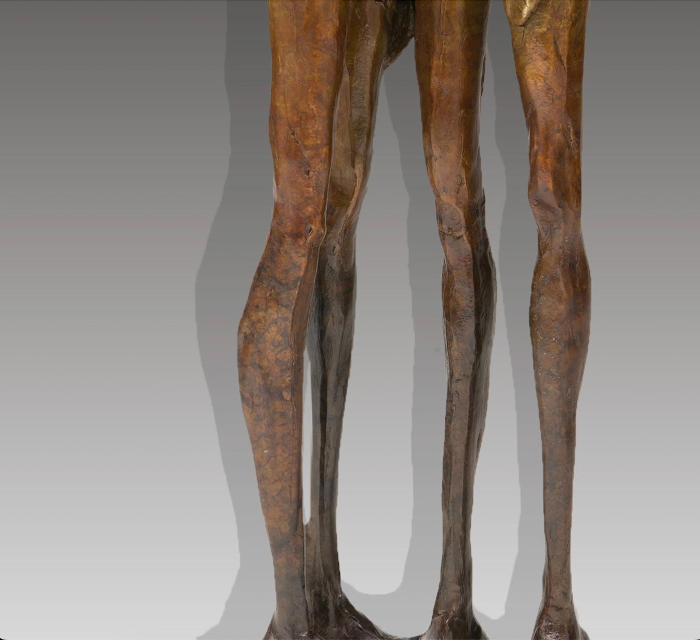 5.75' Heartfelt 2/29 - Contemporary Sculpture by Lorri Acott