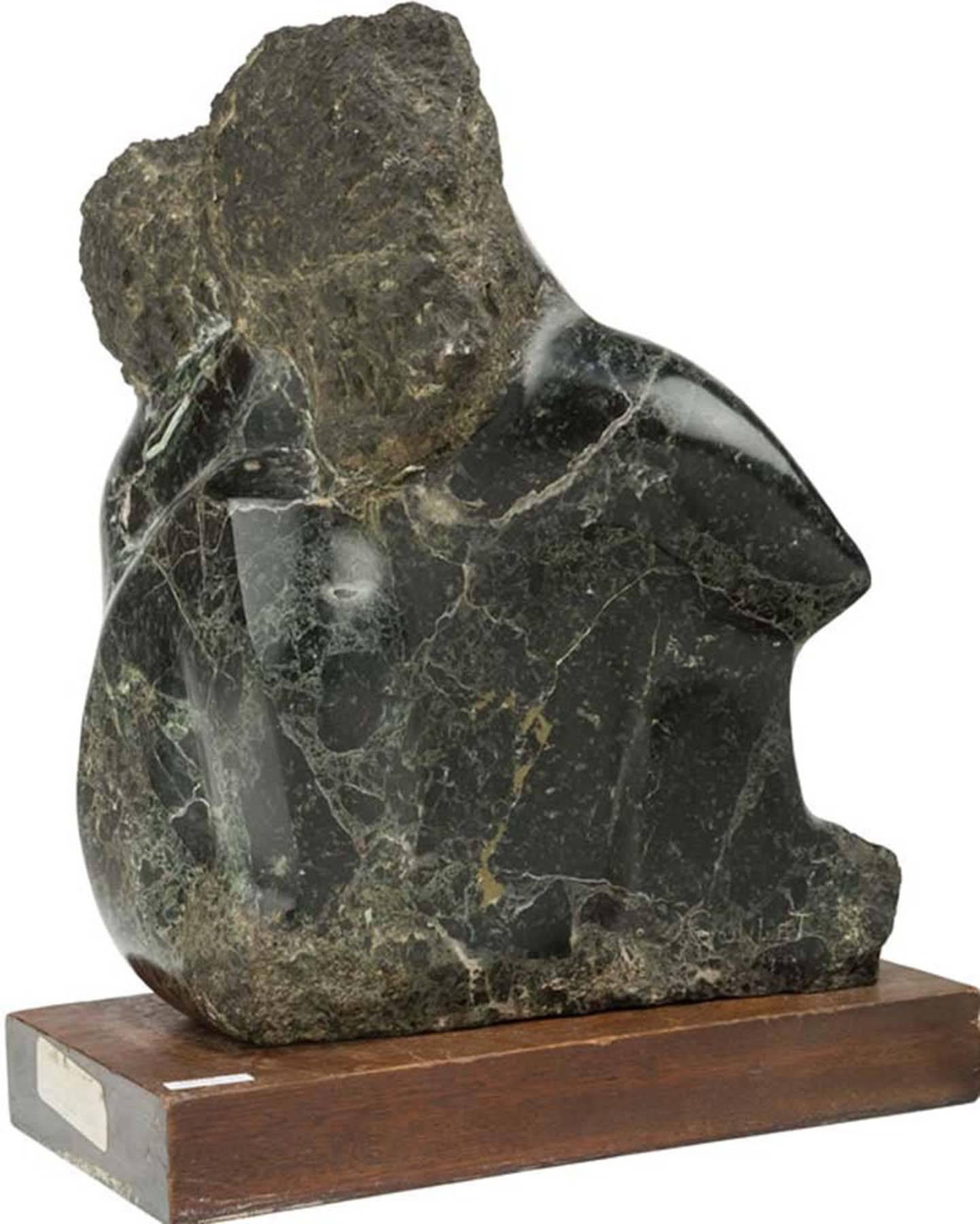 Embrasing Couple - Sculpture by Lorrie Goulet