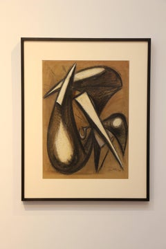 Untitled (Magical Forms: Prometheus), post-surreal drawing with morphing forms