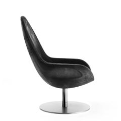 Sessel aus gebranntem Zedernholz von Lorbeerholz