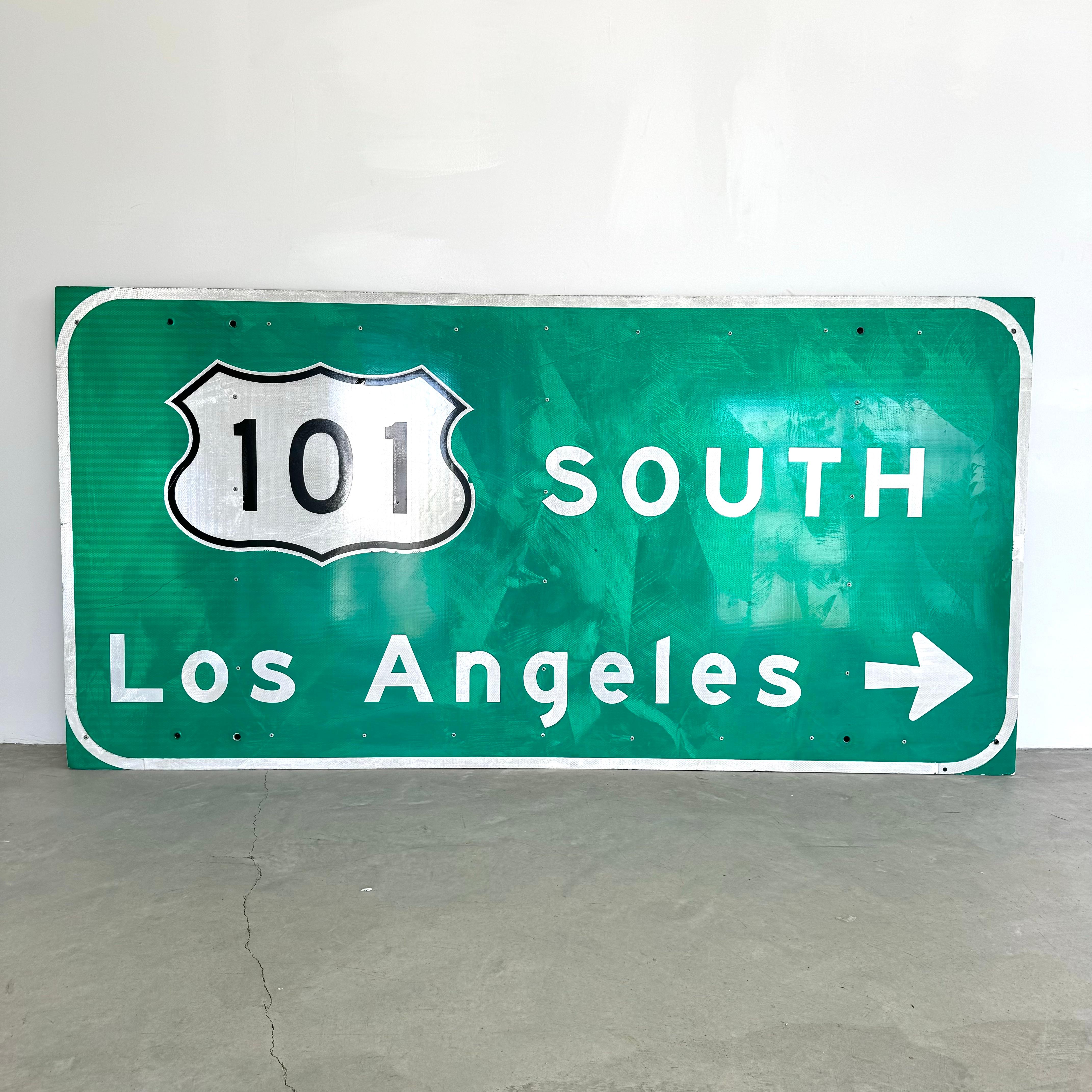 Los Angeles 101 Freeway Sign, 1990s USA 5