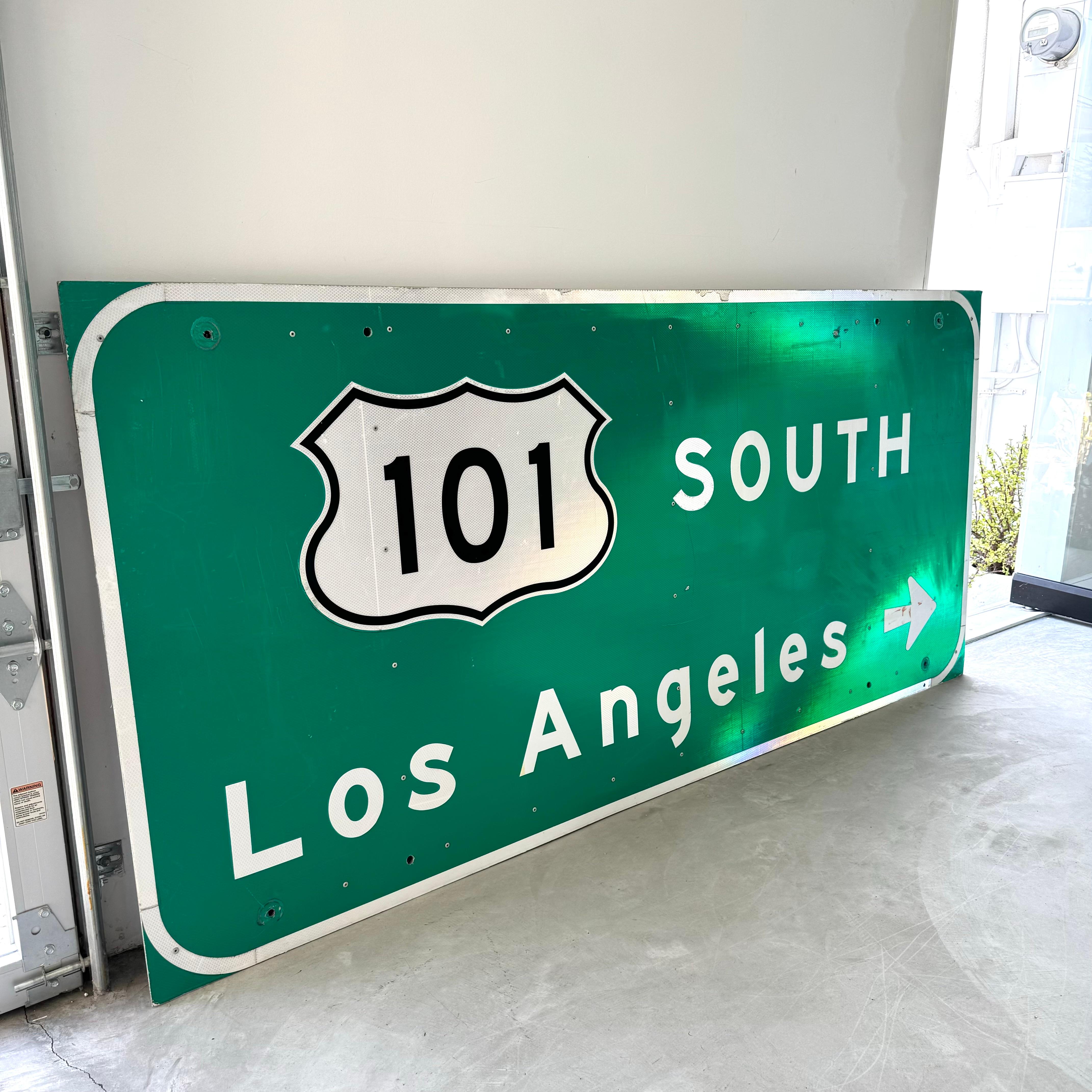 Los Angeles 101 Freeway Sign, 1990s USA 5