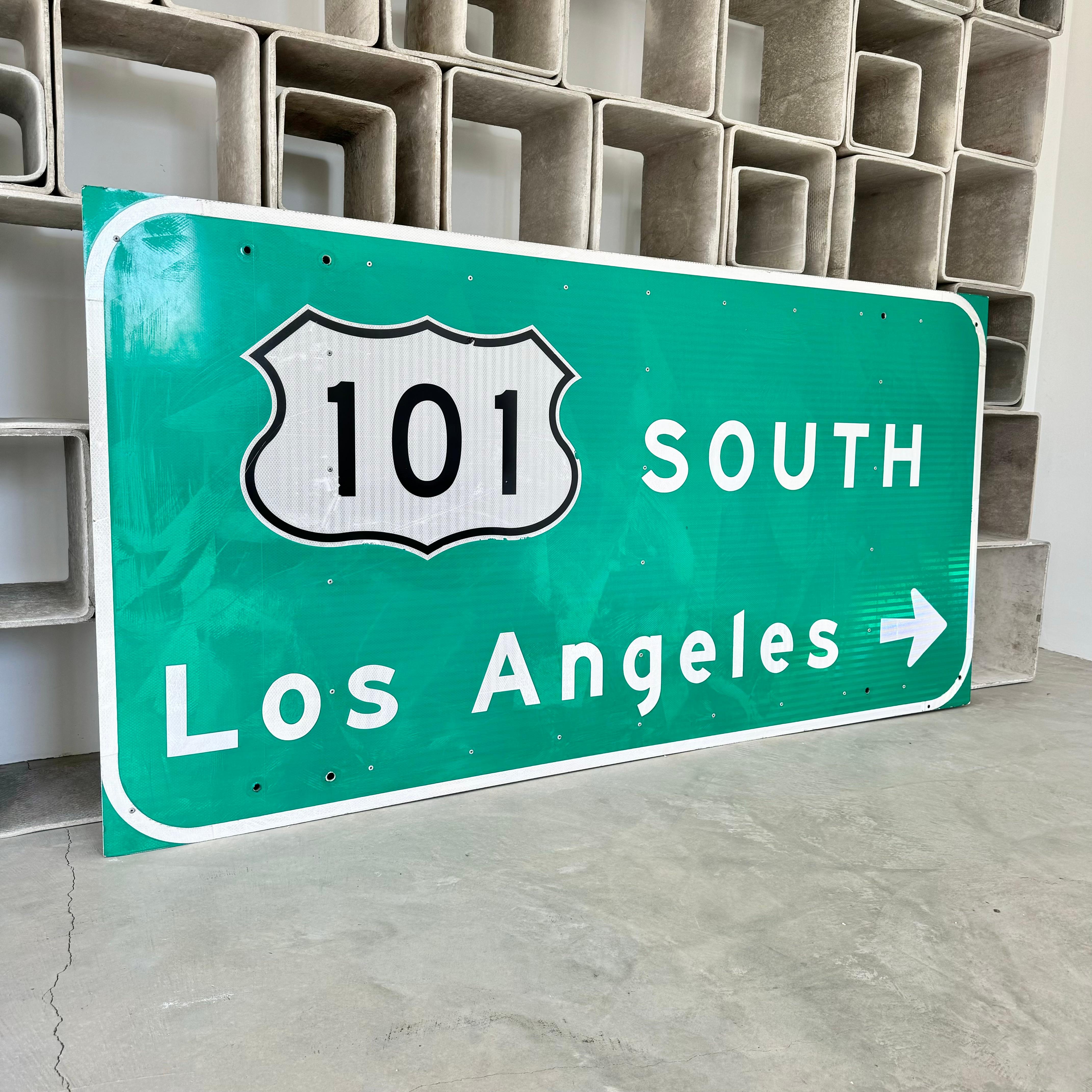 American Los Angeles 101 Freeway Sign, 1990s USA