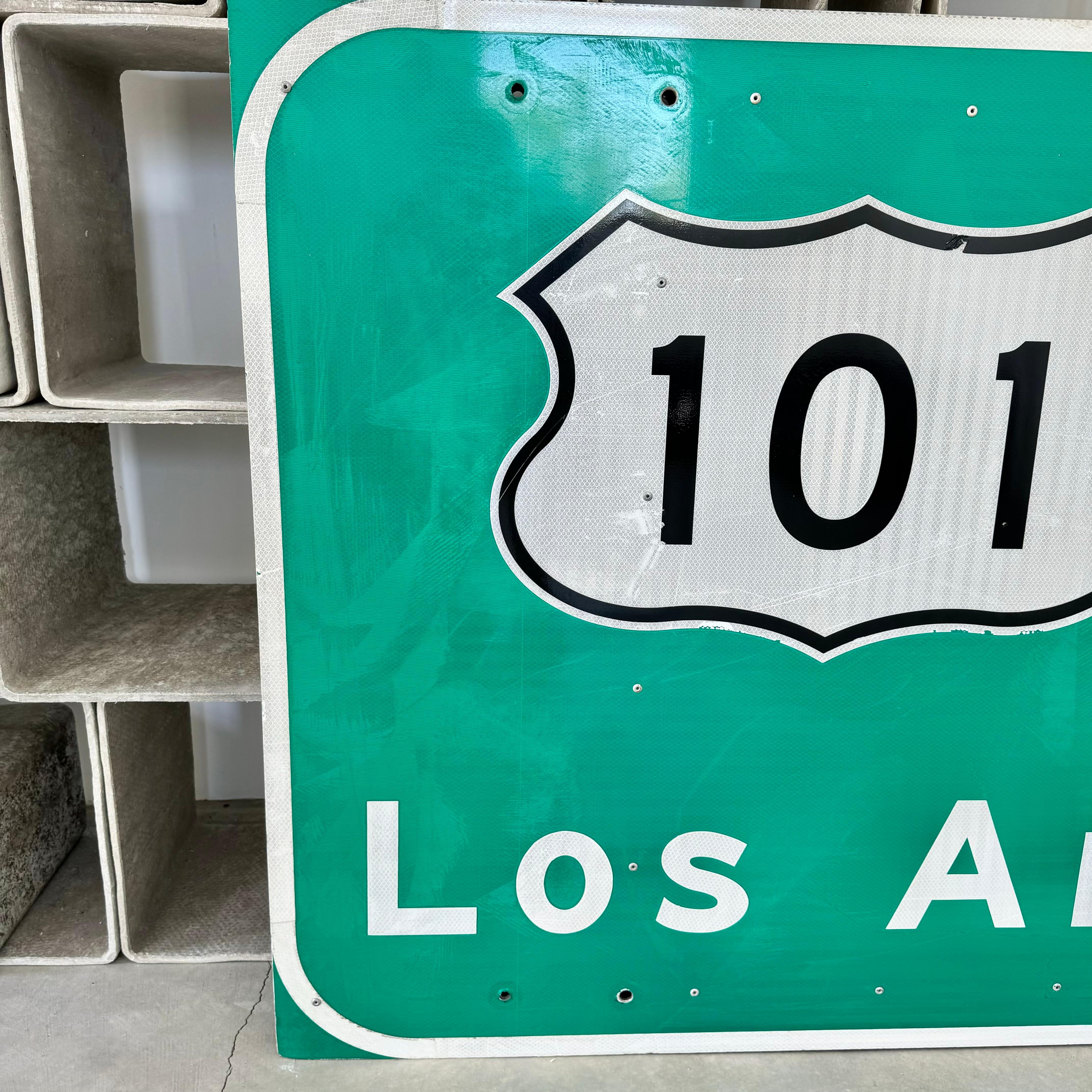 Los Angeles 101 Freeway Sign, 1990s USA 1