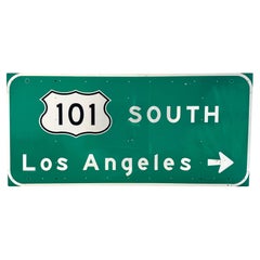 Vintage Los Angeles 101 Freeway Sign, 1990s USA