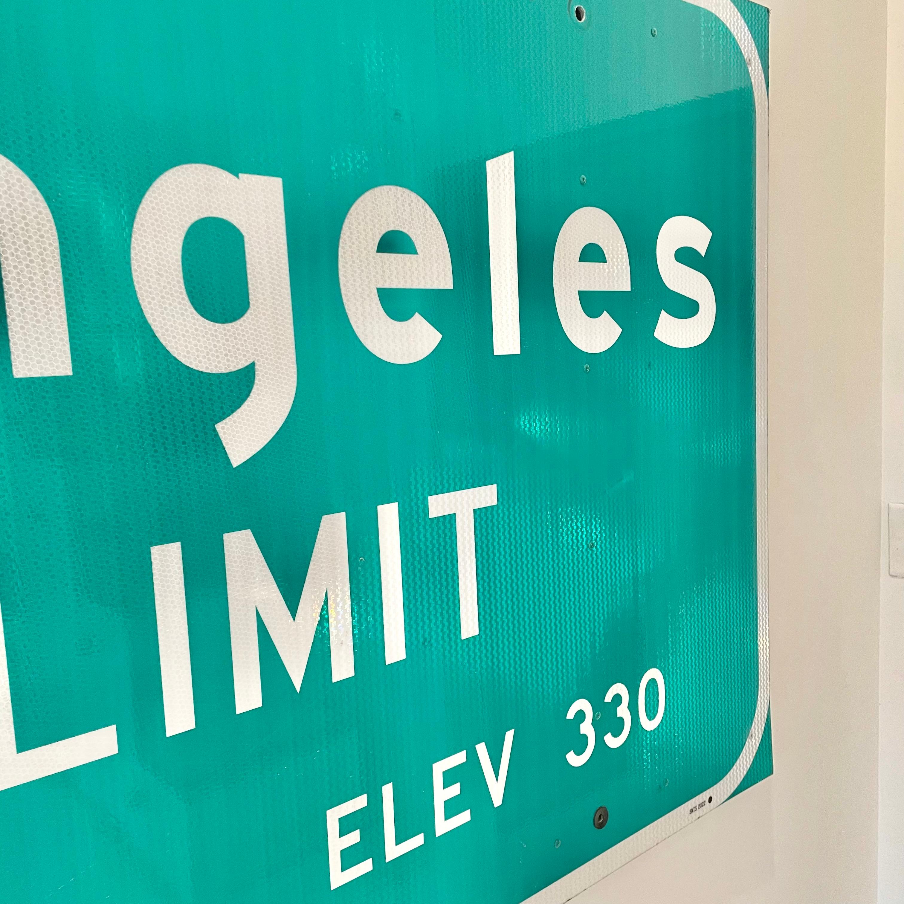 Los Angeles City Limit Freeway Sign, USA 2