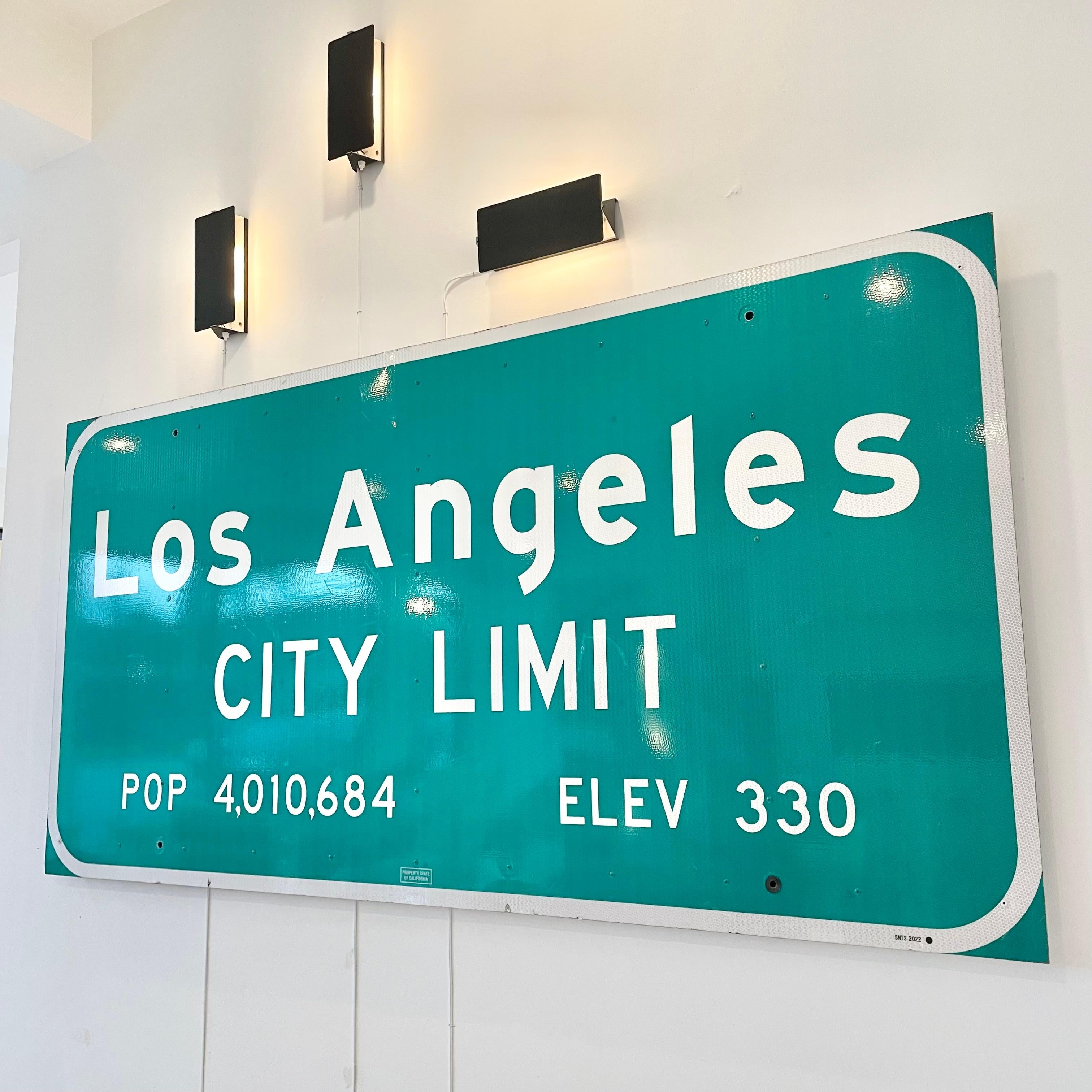 Los Angeles City Limit Freeway Sign, USA 5